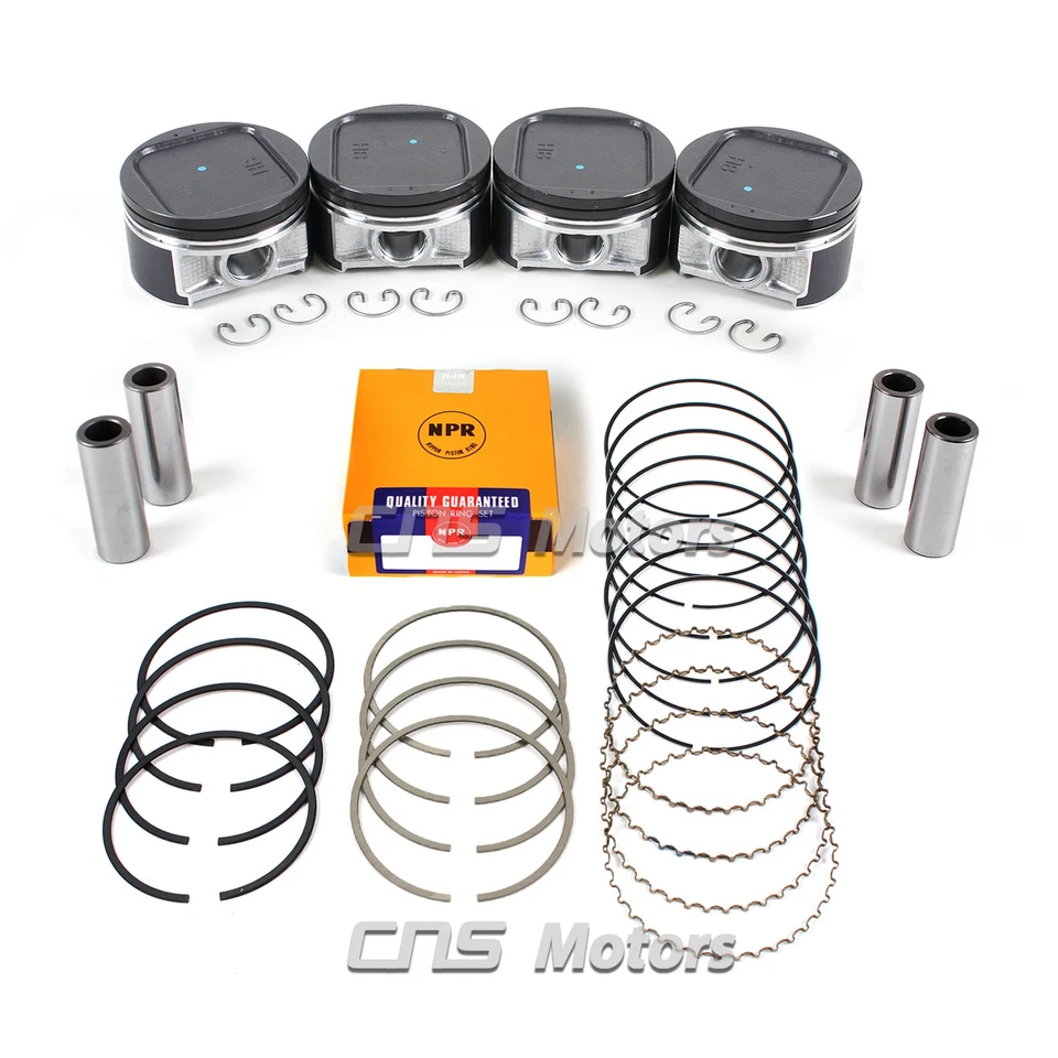 Pistons & High Performance Rings For 02-05 EJ205 EJ20 Subaru Impreza WRX Turbo Foto 2 de 4