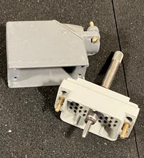 ELCO  38-pin Male connector  with actuator, alignment pins & standard ELCO hood.