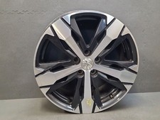 Jante alu - Peugeot 3008 II - 7.5" x 18" ET49 - Los Angeles noir/chrome 