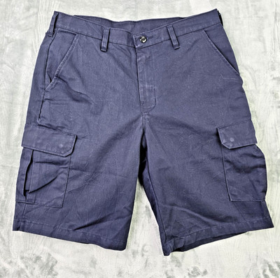 Red Kap Arbeitsshorts Herren 34W Navy Cargo Utility Workwear
