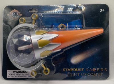 Universal Epic Universe Stardust Racers Light Up Comet