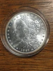 1887 P Morgan Silver Dollar Choice BU MS Nice Coin