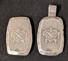 H Alvin Sharpe Vintage Poured .999 Silver Art Bars ~ Rare Sea Turtle Ingot HAS