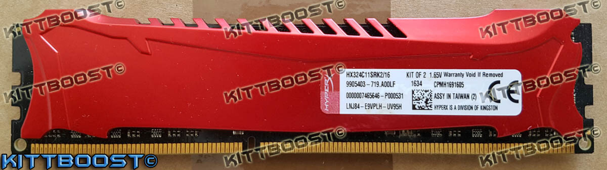 Kingston HyperX Savage DDR3-2400MHz 1x8GB RAM HX324C11SRK2/16