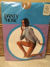 Vintage light beige nude pantyhose w/ model size B