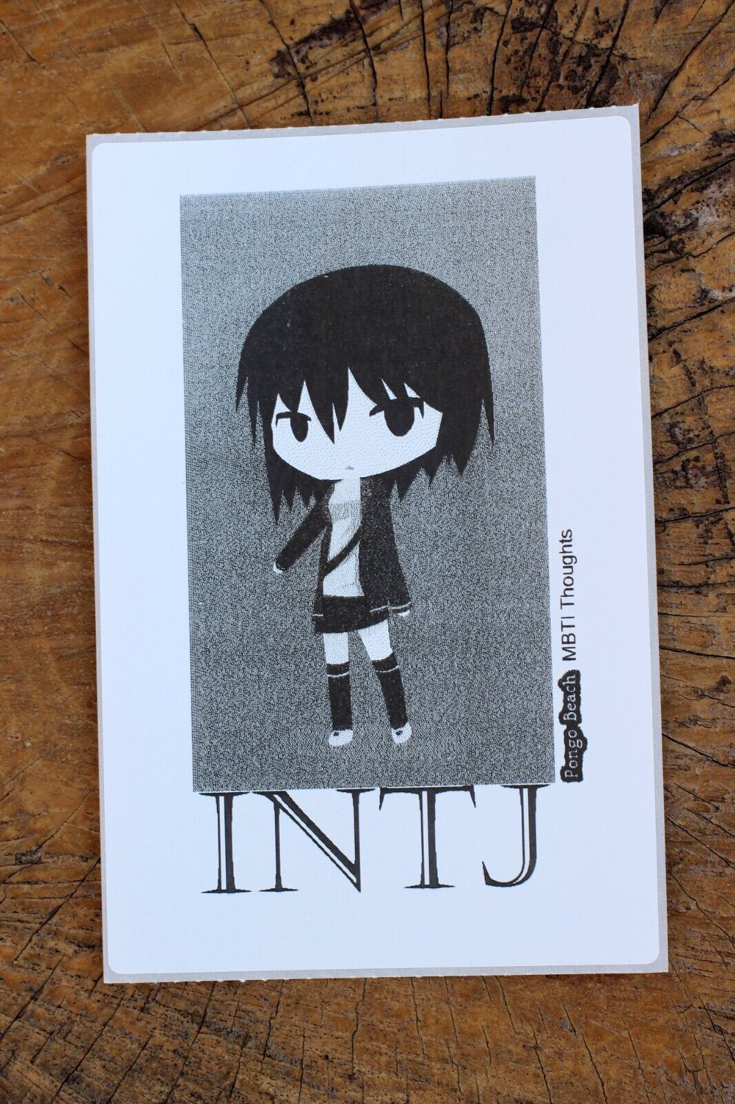 intj - mbti Sticker for Sale by verticalley