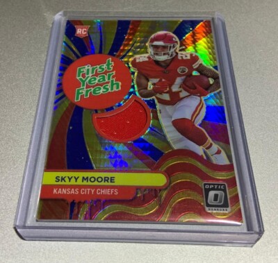 Skyy Moore 2022 Panini Donruss Optic- First Year Fresh  - # FYF-SM  / Chiefs