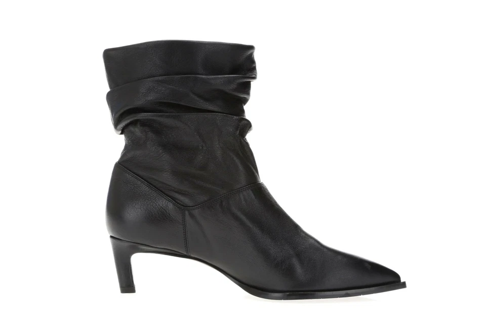 Botín de cuero aquatalia 250232 para mujer punta negra talla 8 mediano Foto 3 de 4