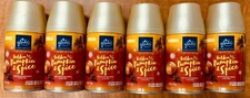 6 Glade Automatic Spray Refills Golden Pumpkin Spice 6.2oz Limited Ed Star Anise