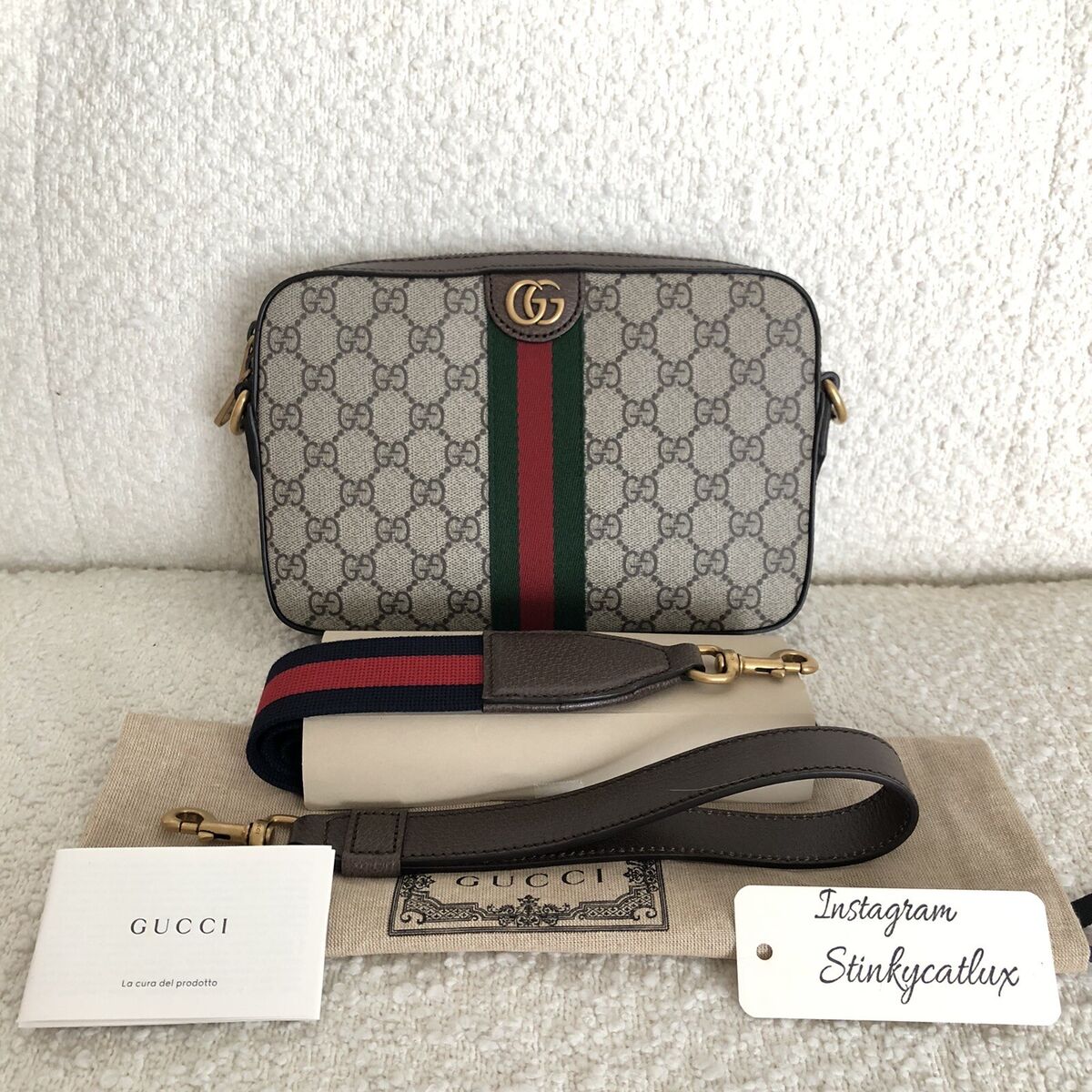 NEW GUCCI 699439 OPHIDIA GG SUPREME CANVAS WRISTLET NEW GUCCI 699439 OPHIDIA GG SUPREME CANVAS WRISTLET