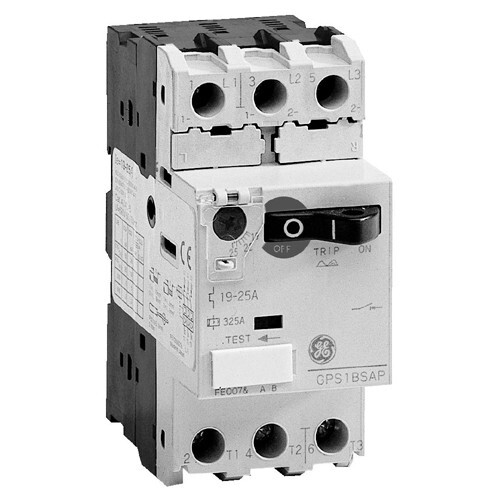 Démarreur moteur manuel GE GPS1BSAR 101225 disjoncteur tripolaire 400V