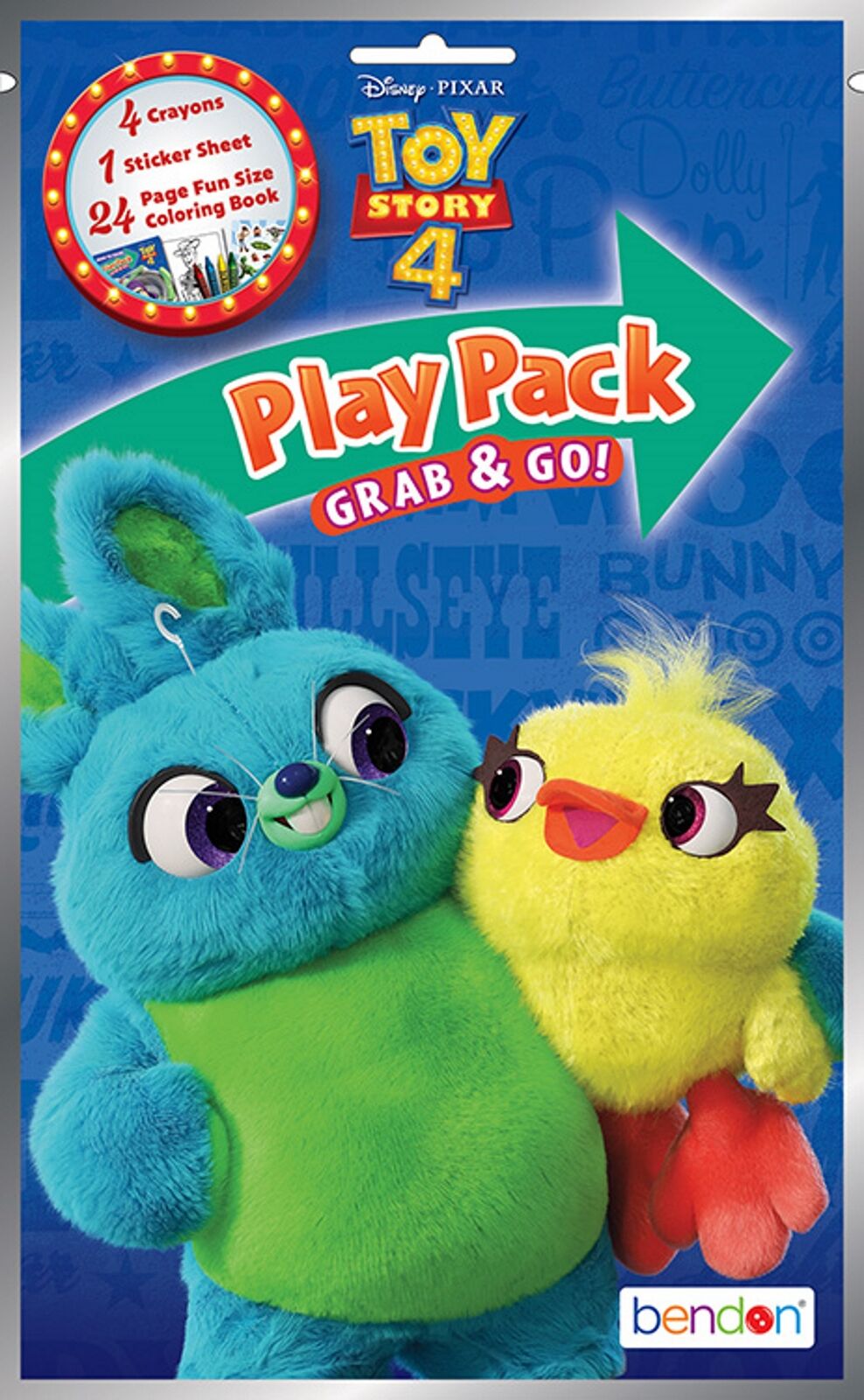 NEW Toy Story 4 Grab & Go Play Pack (Bunny & Ducky Cover) - Party Favor,  Prize