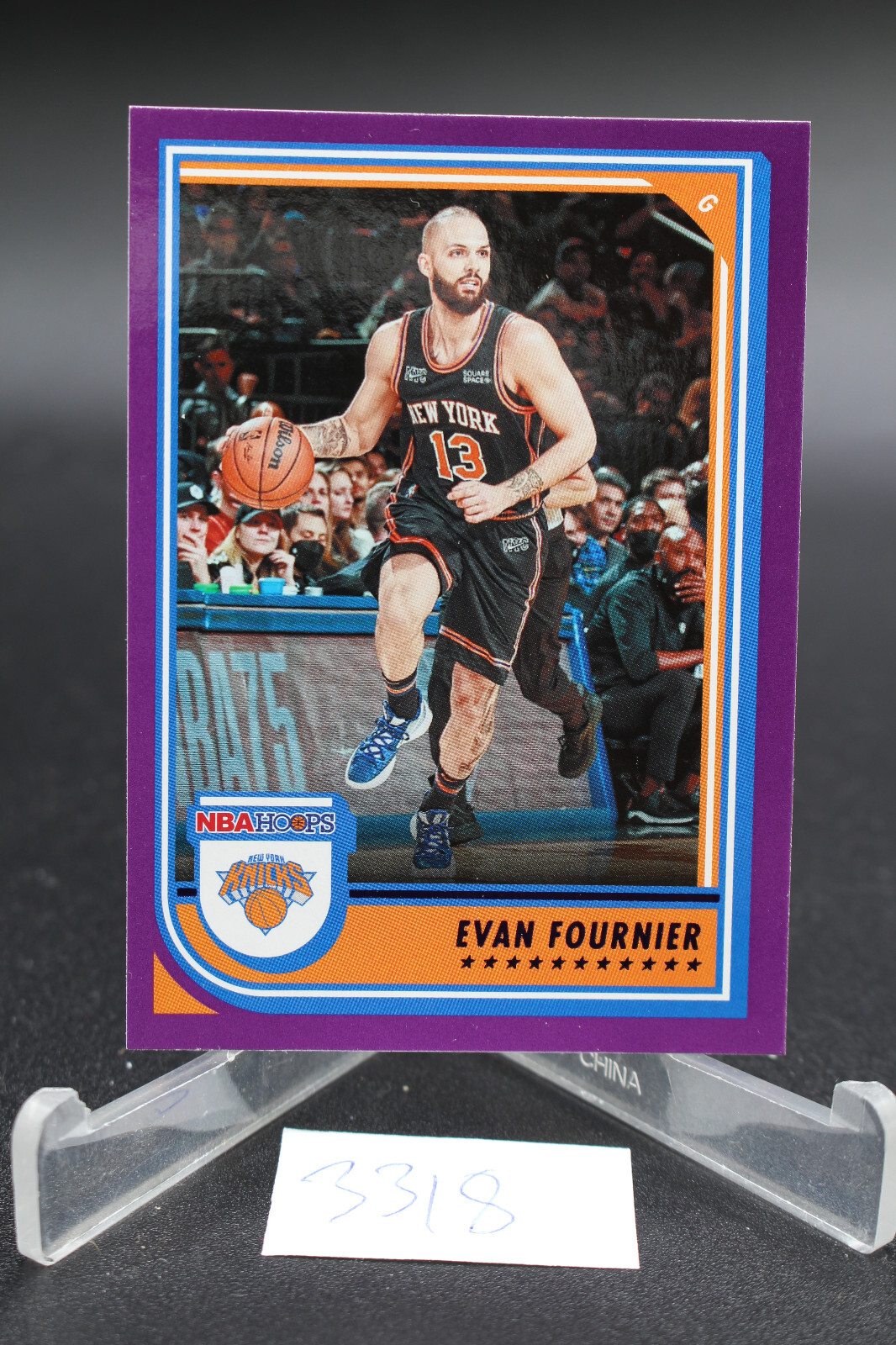2022-23 Panini NBA Hoops - Purple #19 Evan Fournier