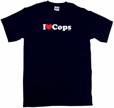 i love cops shirt