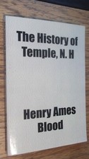 the history of temple, Henry Ames Blood,  2011 Paperback Reprint 