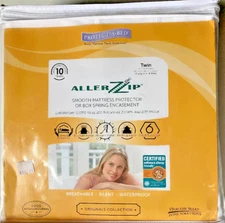 Protect A Bed - TWIN Allerzip Mattress or Box Spring Protector, Brand New