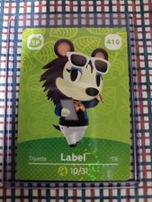 Authentic Animal Crossing Amiibo Card - Nintendo NEW UNSCANNED - Label 410