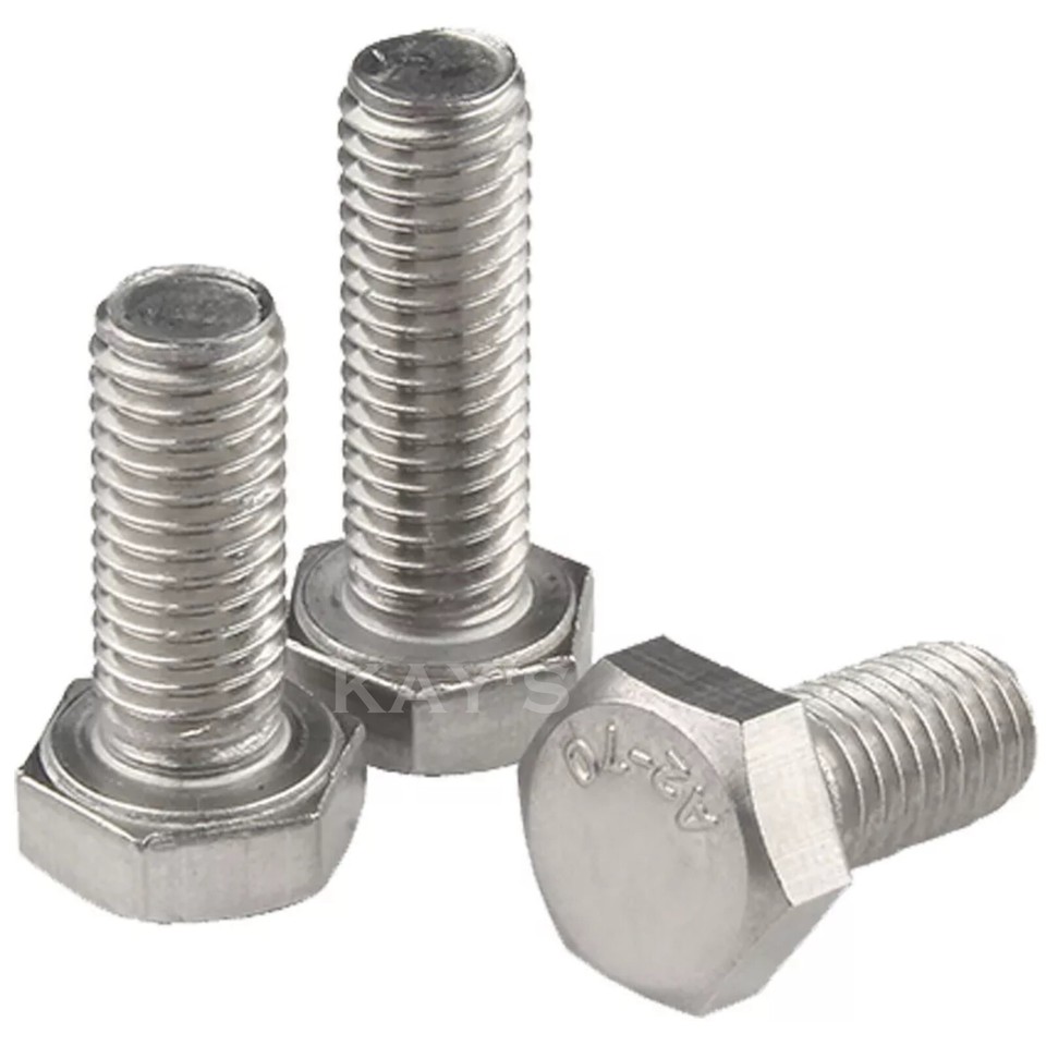 3NH® M6 x 16mm A2 Stainless Steel Fully Threaded Hex Head Screw Bolt 5