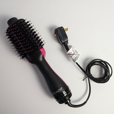 Revlon One-Step Hair Dryer Volumizer Pink Wide Barrel Ceramic Oval Hot Air Brush