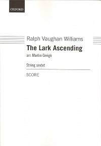 VAUGHAN WILLIAMS LARK ASCENDING Str Sextett SCORE