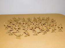 TOY 54 1 1/2"-2" PLASTIC WWII ARMY MEN SOLDIERS