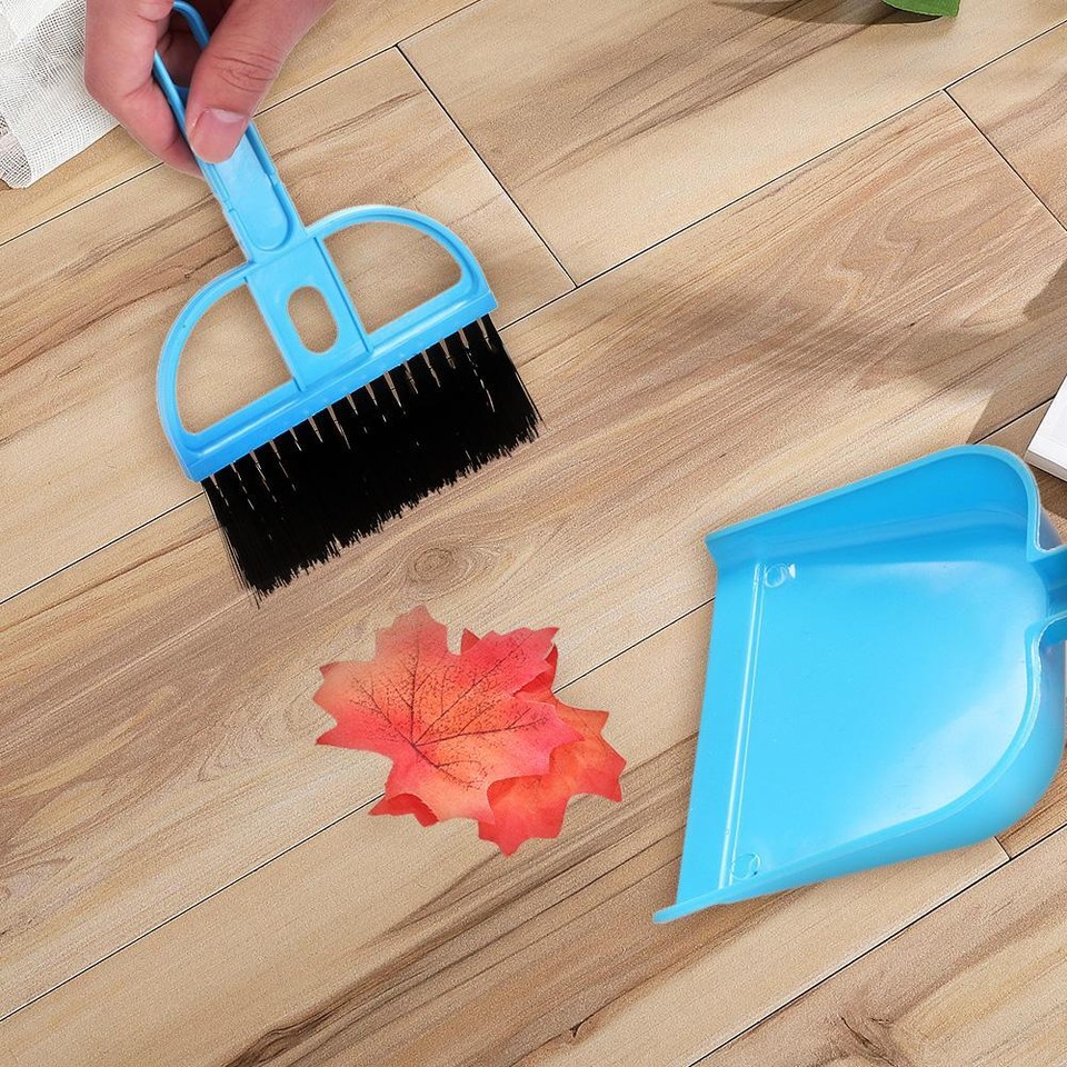 Set Scopa E Paletta In Legno - Mini Scopa Per Briciole, Per Pulizie Domestiche Precise - Foto 7