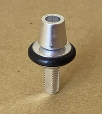 One (1) Bicycle Brake Adjusting Barrel And Nut Adjuster with Flat side, Silver