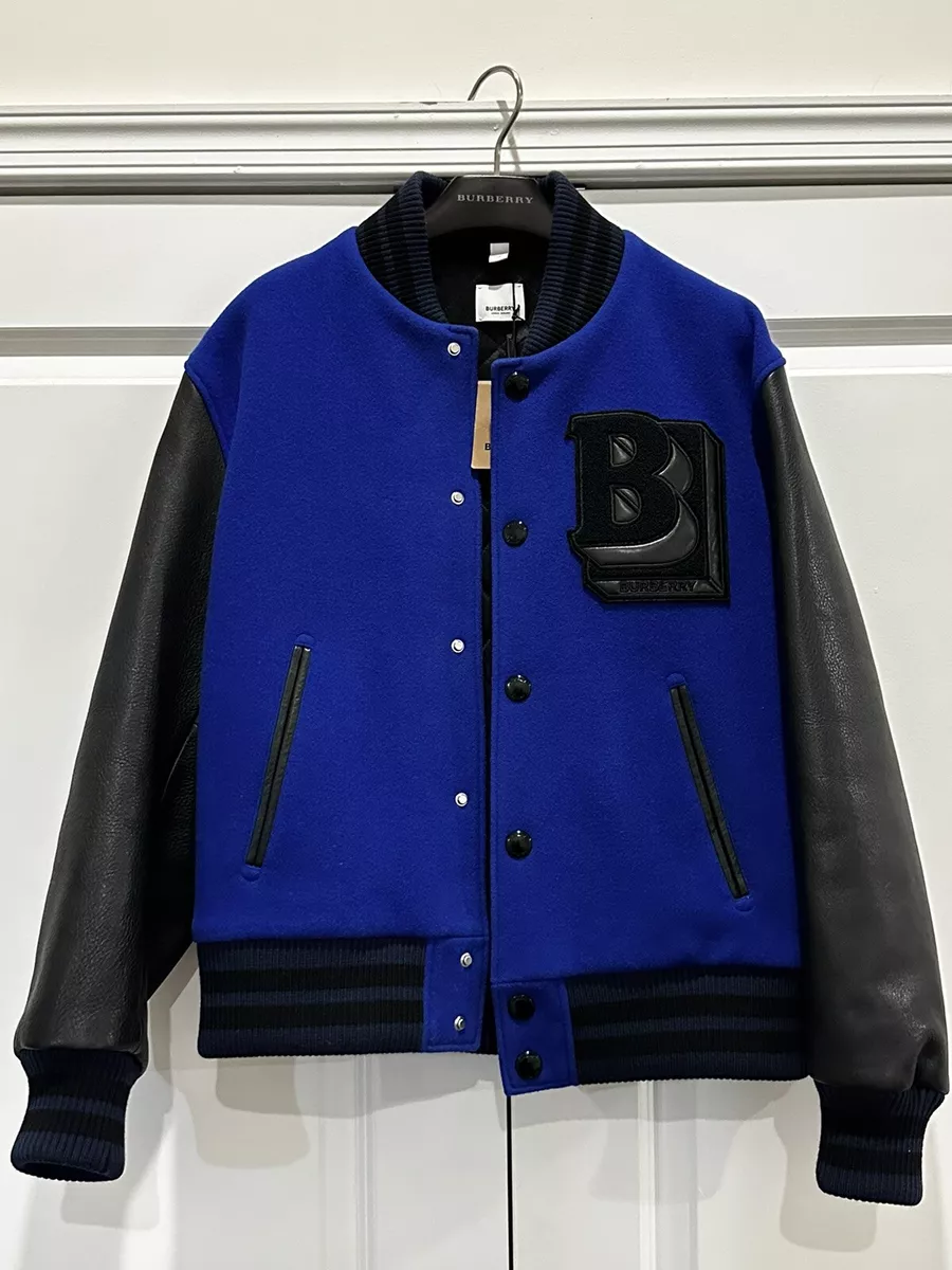 Wool-blend baseball jacket