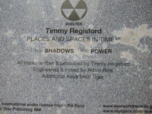BRAND NEW!Timmy Regisford Places And Spaces In Time EP JAPAN CD 2008 Shadows - Picture 3 of 3