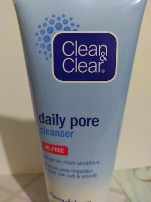 3x CLEAN & CLEAR Daily Pore Cleanser Oil-Free 5.5 oz ea