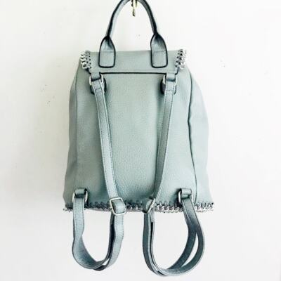 Expressions NYC Green Vegan Pebbled Leather Backpack Handbag  display picture 1
