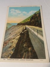 Vintage 1920s postcard Sensation Point Lookout Mountain Colorado Lariat trail