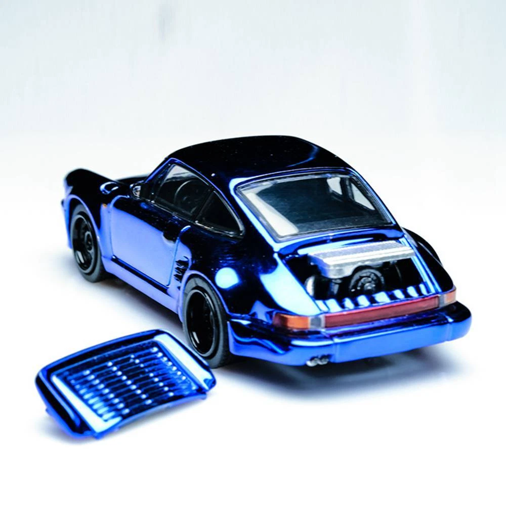 Master 1:64 Porsche 930 911 Turbo Black Bird Engine Diecast