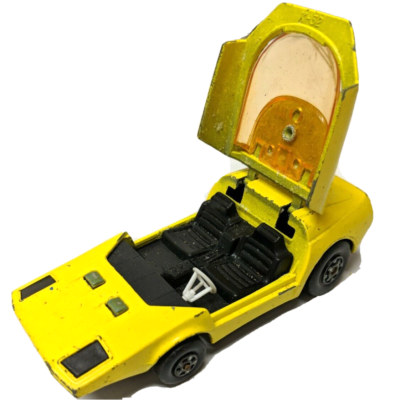 Matchbox Speed Kings K-32/40 Shovel Nose No.4 Yellow 1971 Made in