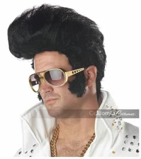 California Costumes 70035 Elvis Rock N' Roll Wig (Black;One Size)