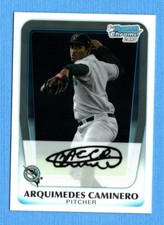2011 Bowman Chrome Prospects #BCP187 Arquimedes Caminero Marlins