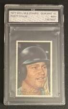 1971 Dell Rusty Staub Baseball Stamp #NN Expos OF Graded FGS 10