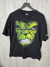 Vintage Y2K 2003 Marvel Comics The Incredible Hulk Graphic T-Shirt Mega Print