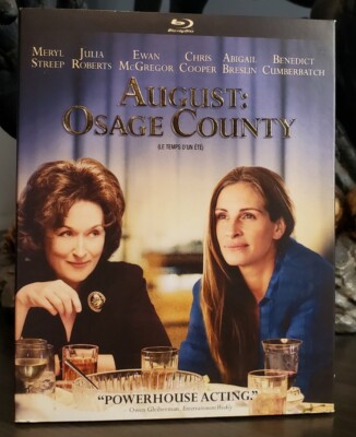 August: Osage County (Blu-ray Disc, 2014) with Slipcover 