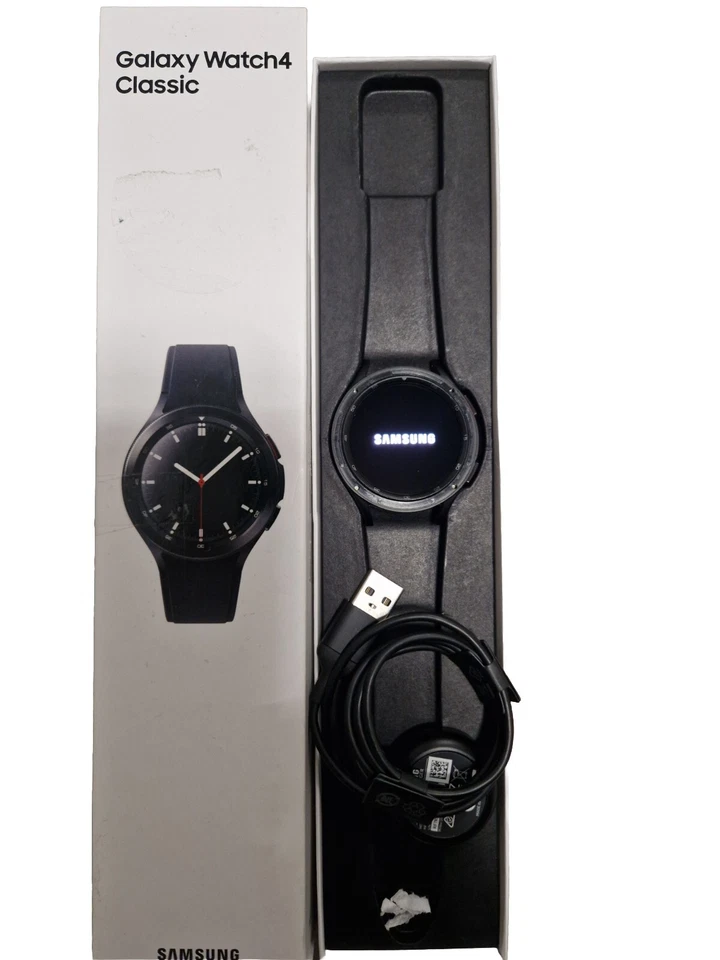 Samsung Watch 4 Classic 46mm LTE SM-R895 Black, Lünette Und Armband Fehlt - Bild 1 von 1