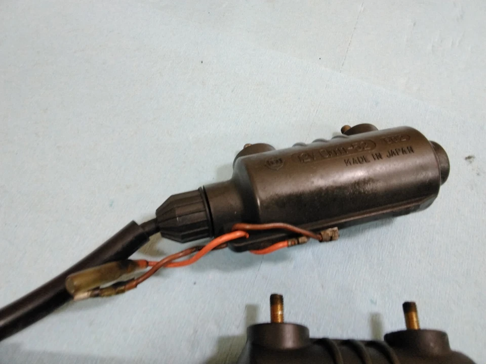 Yamaha XS750 TX500 XS500 1973-1978 buen funcionamiento bobinas de encendido cables de bujía Foto 4 de 4