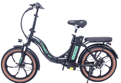 E-Bike 20 Zoll 3.0 Fat Reifen Klapp Elektrofahrrad 250W 36V/12AH Shimano 7Gang