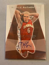 A16,683 - 2003-04 SP Authentic #183 Travis Hansen Auto RC/1250