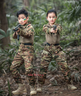 Bangladesh Childrens Army Dress Up Kids Camo Tactical Combat