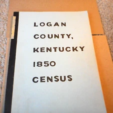 Logan County State of Kentucky 1850 Census Paperback McDowell  Publications