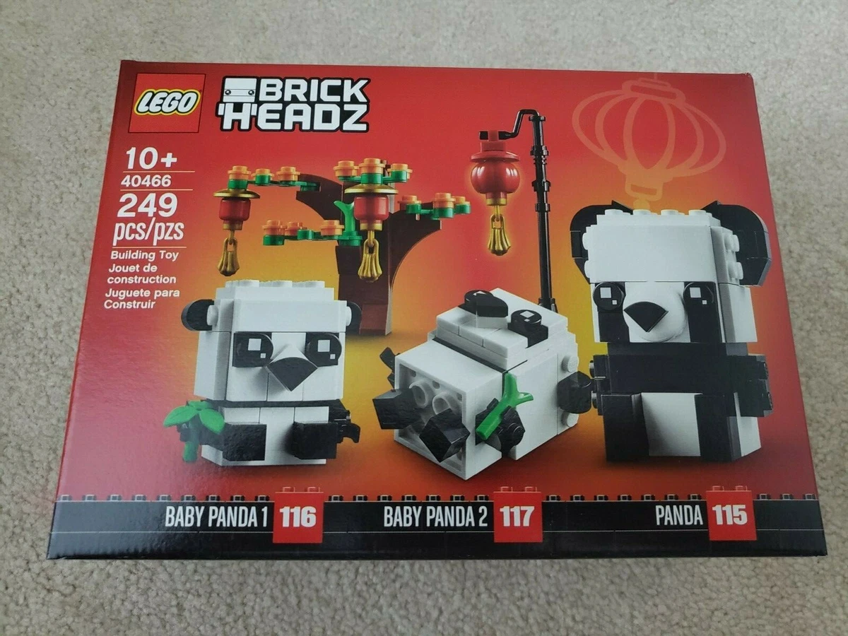 Lego panda brickheadz sales