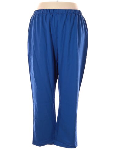Elisabeth Williams Women Blue Casual Pants 3X Plus