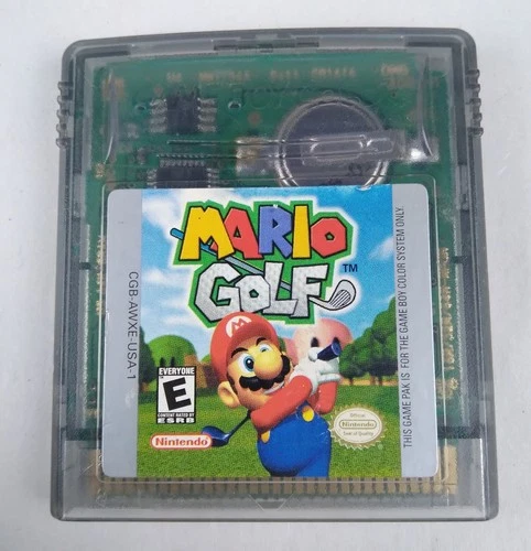 New ListingMario Golf Nintendo Game Boy Color GBC 1999 Authentic Cart Tested Fast Ship