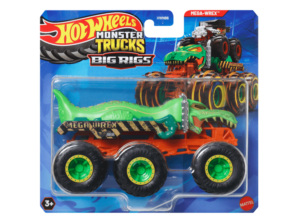 Hot Wheels Monster Trucks Big Rigs Mega-Wrex