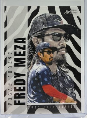 2025 Brixton Disc Golf Card Parallel Universe Fredy Meza Zebra Pattern Snake #65